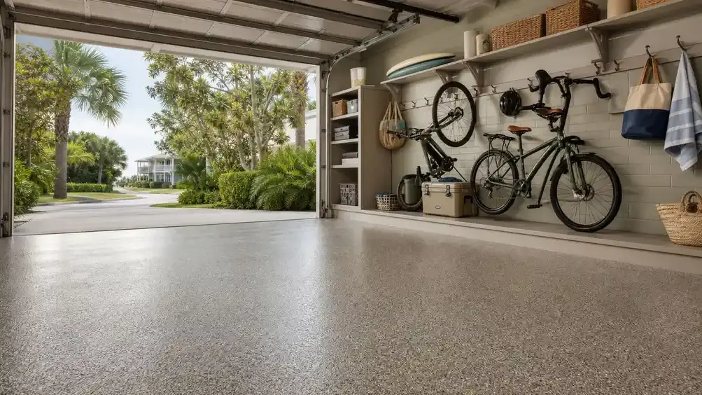 Pirate Cove Epoxy concrete coating project by Pirate Cove Epoxy in Dunedin Florida