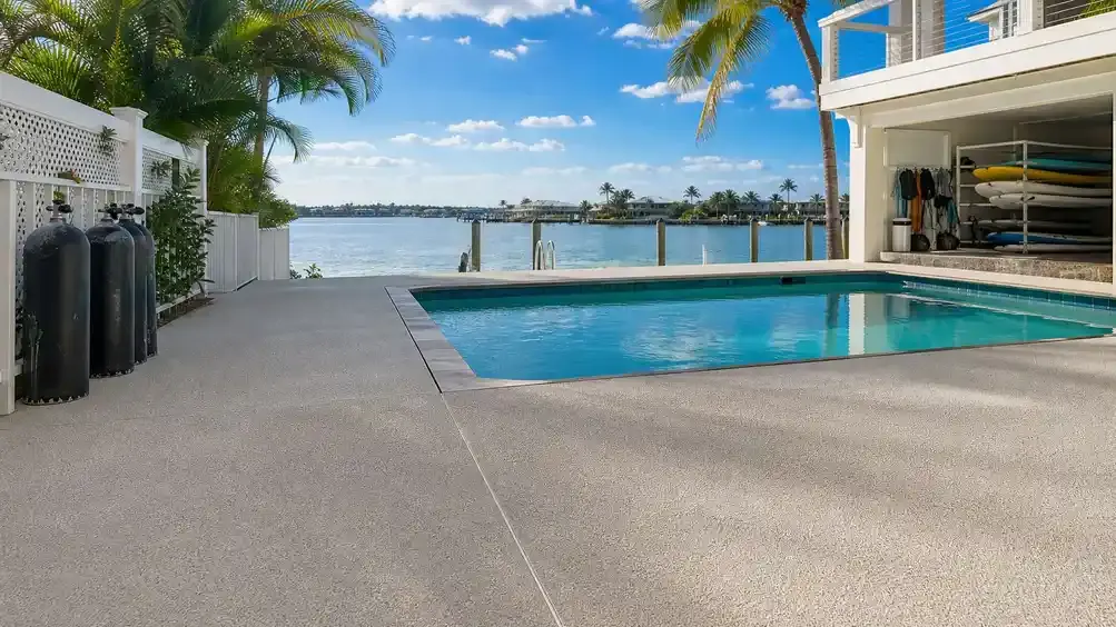 Pirate Cove Epoxy concrete coating project by Pirate Cove Epoxy in Madeira Beach Florida