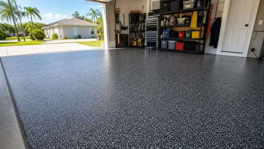 Pirate Cove Epoxy concrete coating project by Pirate Cove Epoxy in Pinellas Park Florida