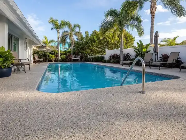 Rental property pool deck coating in Tampa Bay