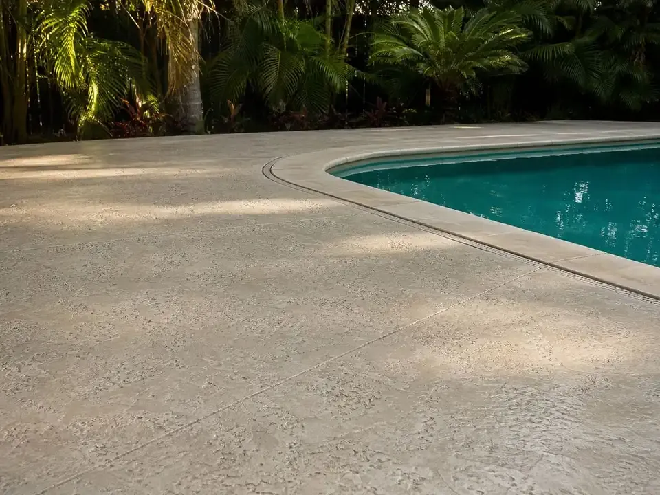 Pirate Cove Epoxy Pirate Cove Epoxy crew working on concrete coating for a Safety Harbor homeowner