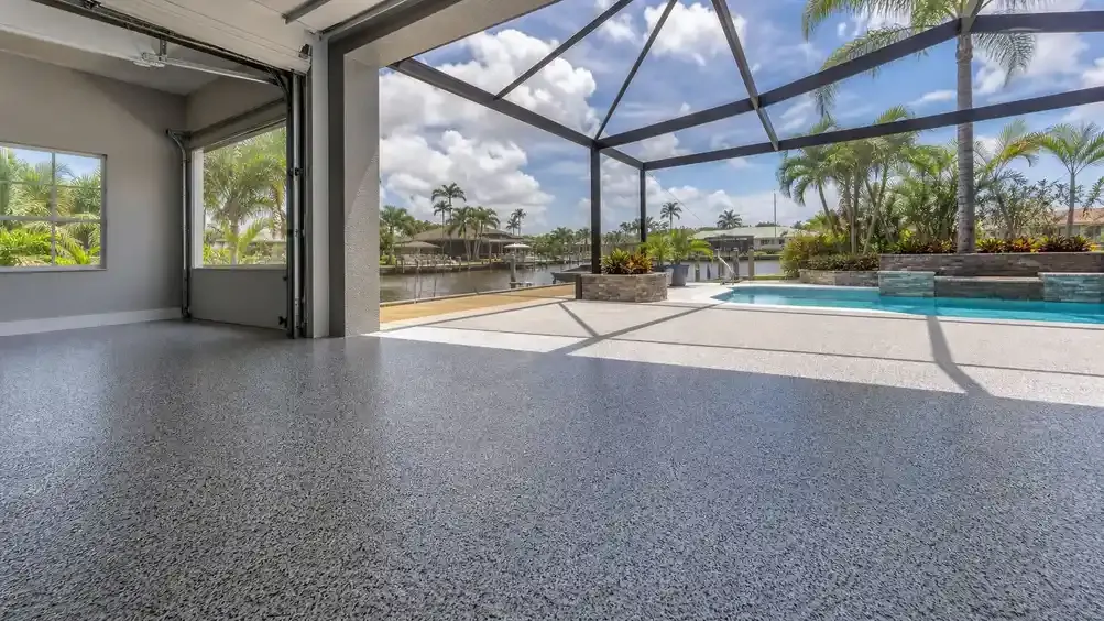 concrete coating project by Pirate Cove Epoxy in Clearwater Florida