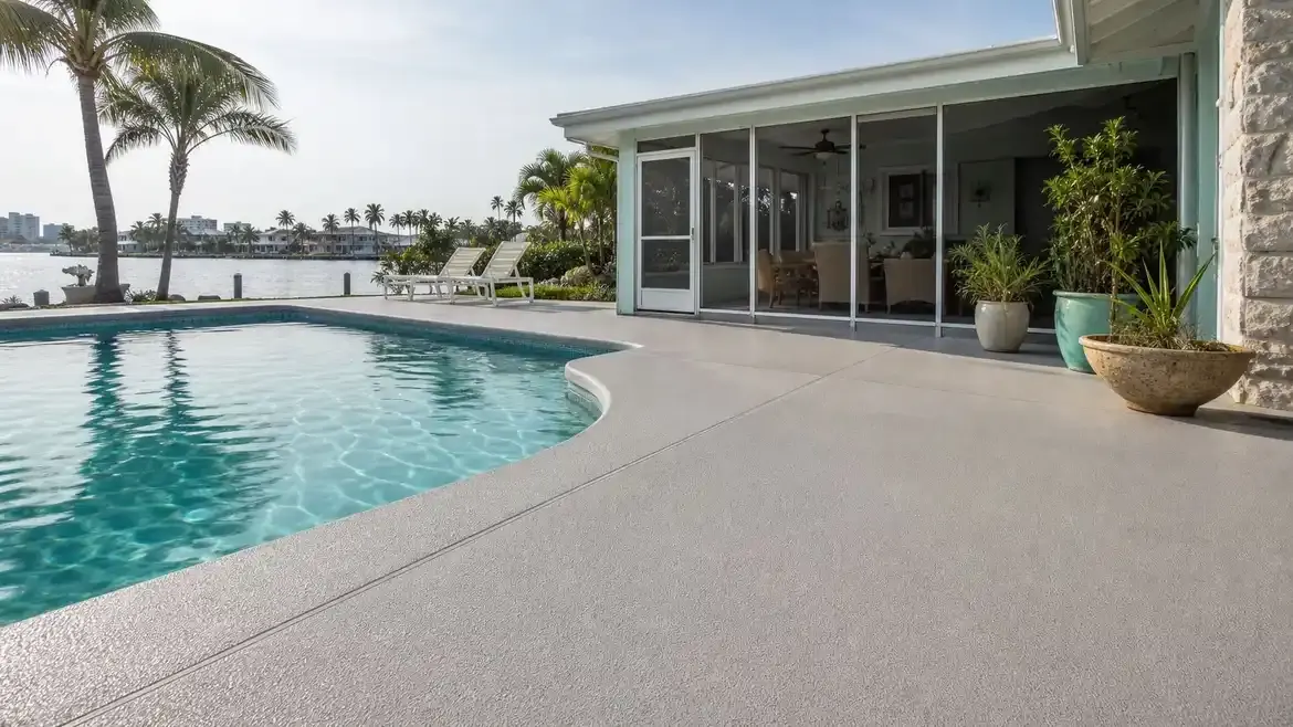 Pirate Cove Epoxy concrete coating project by Pirate Cove Epoxy in St. Petersburg Florida
