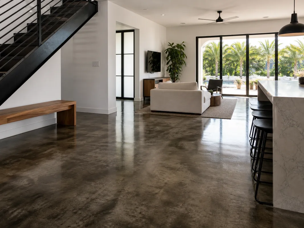 Polished & Stained Concrete Floors