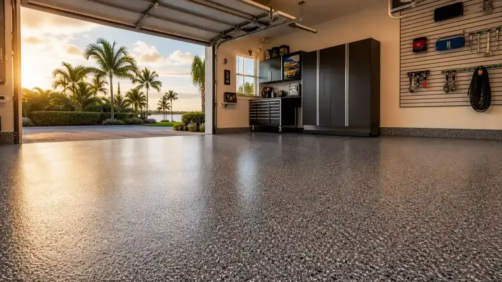 Finished concrete coating by Pirate Cove Epoxy