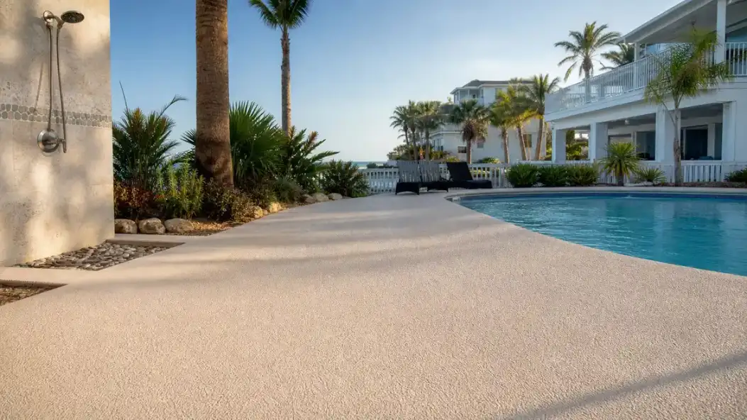 Pirate Cove Epoxy concrete coating project by Pirate Cove Epoxy in St. Pete Beach Florida