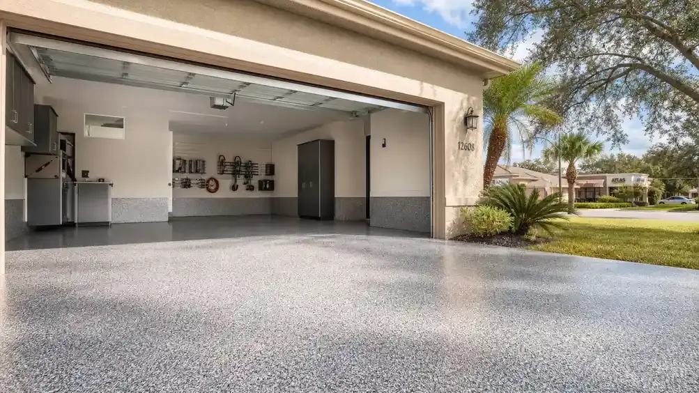 Pirate Cove Epoxy Concrete coating project by Pirate Cove Epoxy in Town n Country Florida